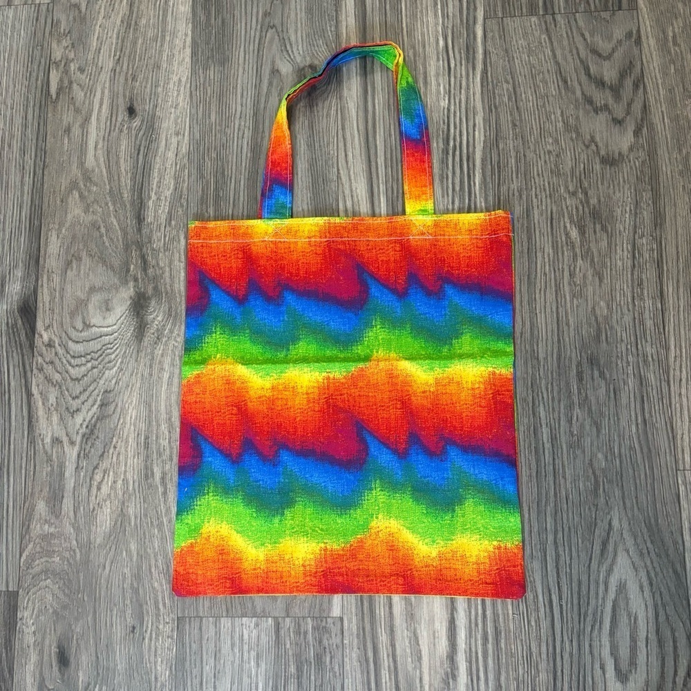 Vibrant Tie-Dye Tote Bag - Picture 2 of 3